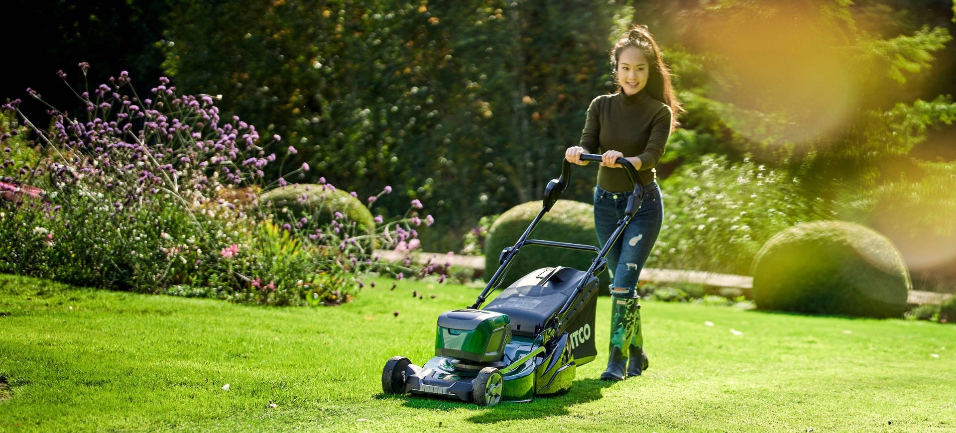 Atco 14e sales electric rotary lawnmower